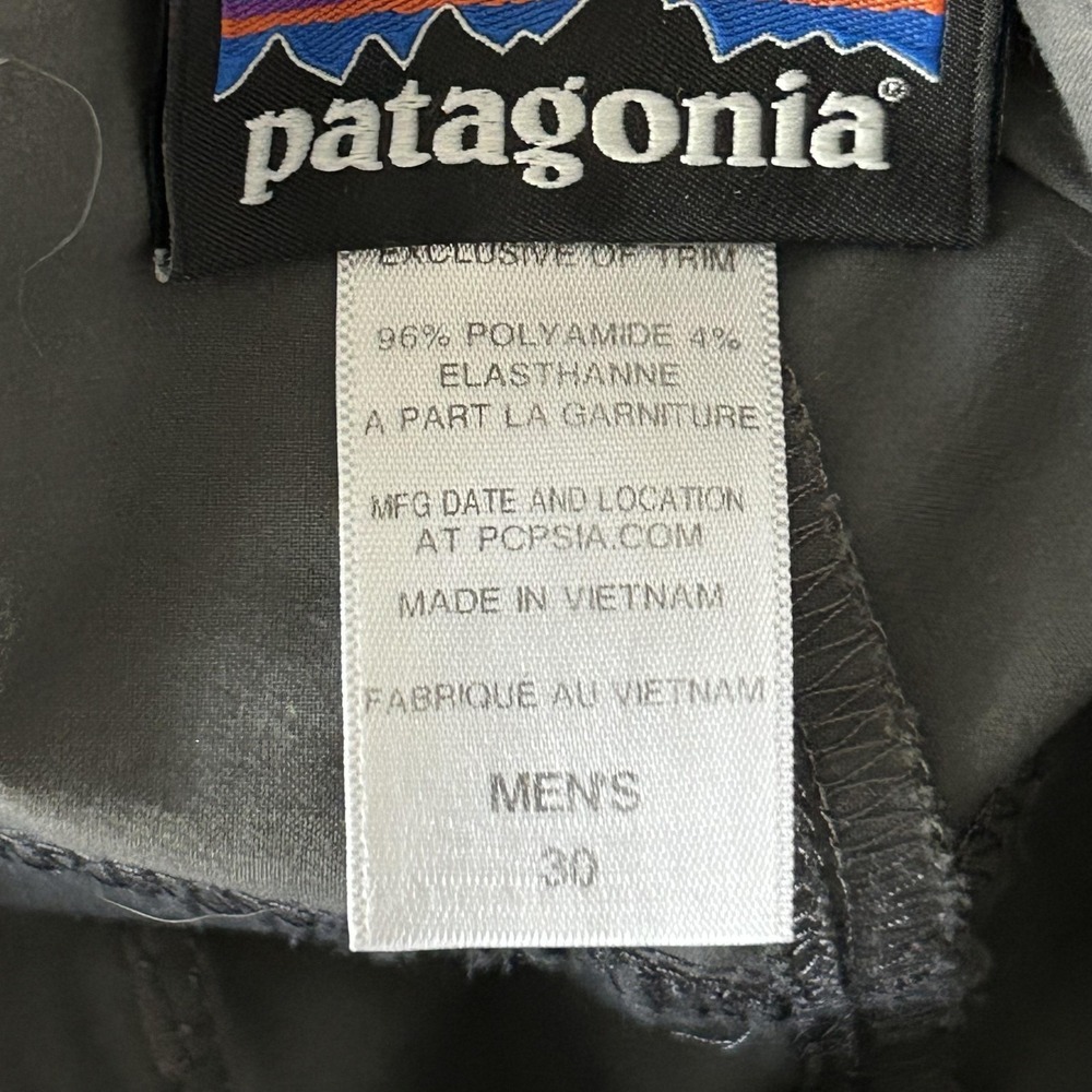 Patagonia Quandary Pants Mens 30x31 Grey Hiking Outdoor Stretch Nylon - Picture 3 of 14